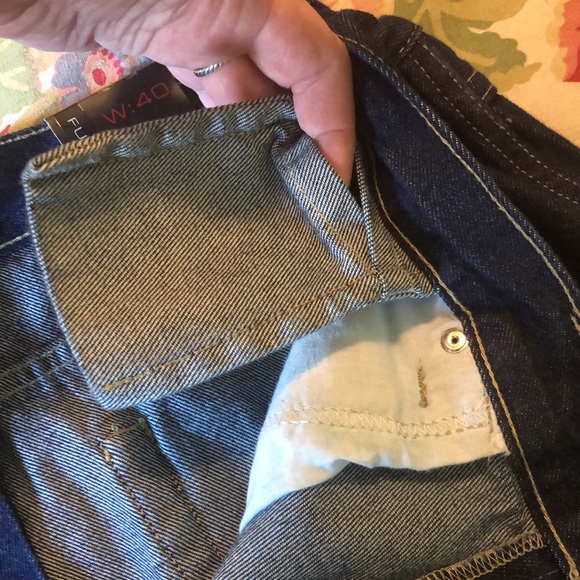 ❌sold❌Vintage 90’s FUBU The Collection Carpenter Jeans sz 40 XL 34 Deadstock NEW - Picture 15 of 16